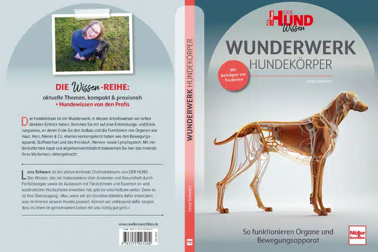 Der Umschlag unseres DER HUND Wissen Buchs 